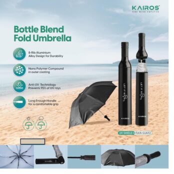 BOTTLE BLEND FOLD UMBRELLA