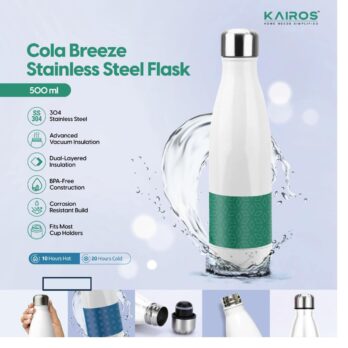 COLA BREEZE STAINLESS STEEL FLASK