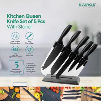 KITCHEN QUEEN KNIFE SET OF 5PCS