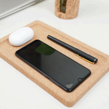 CORK DESKTOP ORGANIZER TRAY