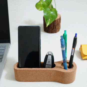 CORK PEN & CARD HOLDER